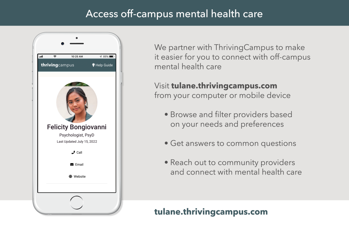 Tulane Thriving Campus
